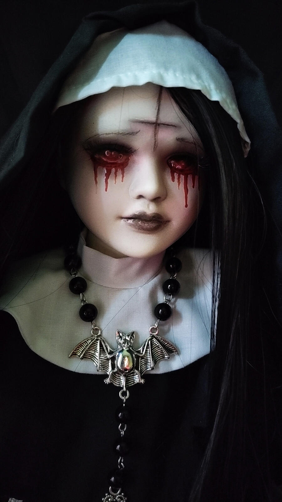 Suor Lacrimosa  - Bambola Suora fatta a mano