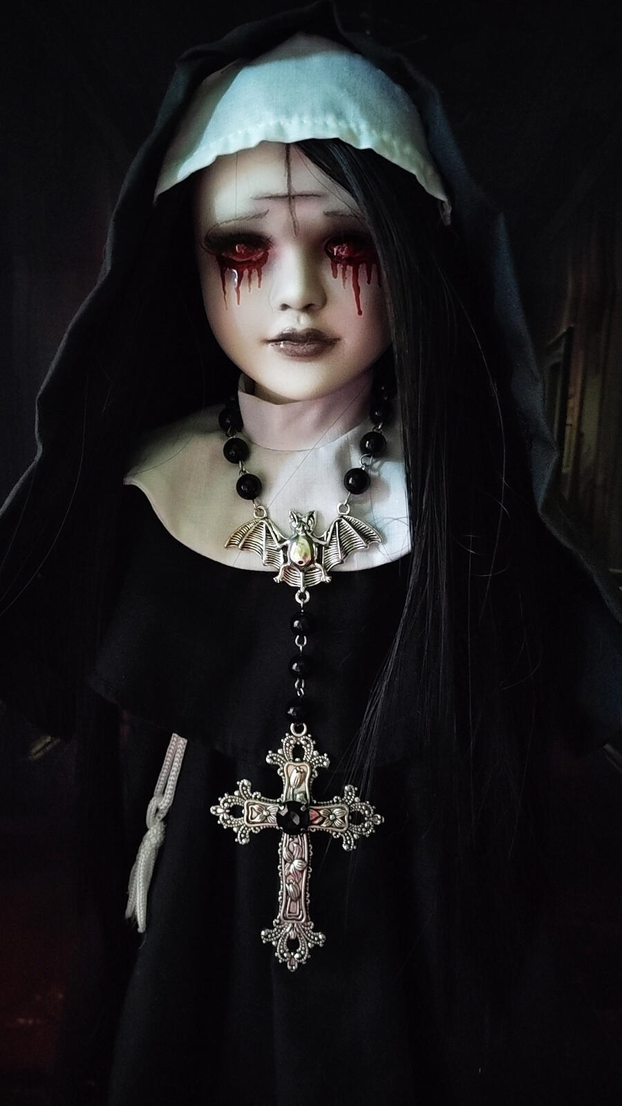 Suor Lacrimosa  - Bambola Suora fatta a mano