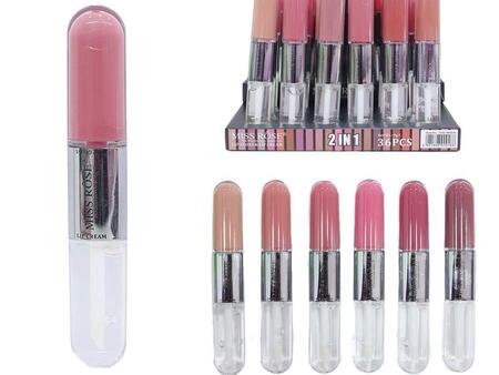 MISS ROSE LIPGLOSS & LIP CREAM 2 IN 1 (Dupe KIKO)

 [Conf.da 36 pezzi]