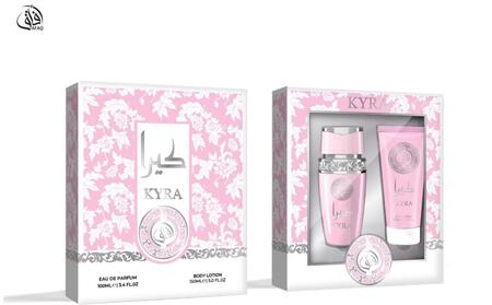 AFAQ KYRA ROSA SET EDP 100 ml+BODY LOTION 150 ml

 [Quantità minima è di 3 pezzi]
