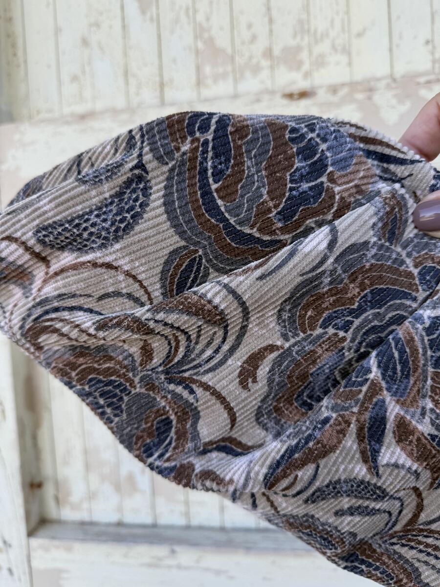 Soft bag fiori beige