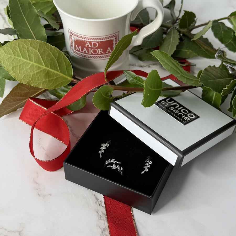 Anello foglie d’alloro 