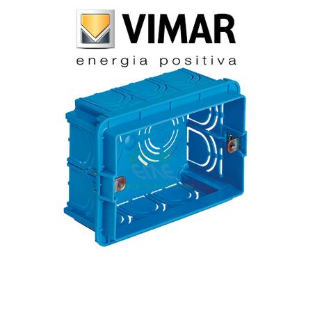 VIMAR - V71303 Scatola incasso rettangolare 3M azzurro