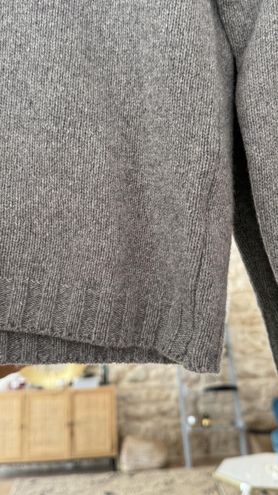 Pullover Puro cashmere Grey
