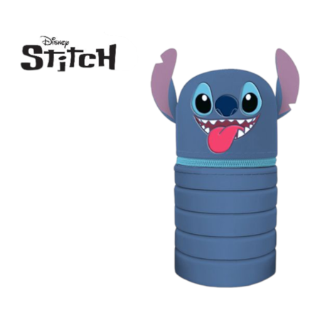 DISNEY STITCH ASTUCCIO IN SILICONE 19 CM (Confezione da 6 pezzi) 