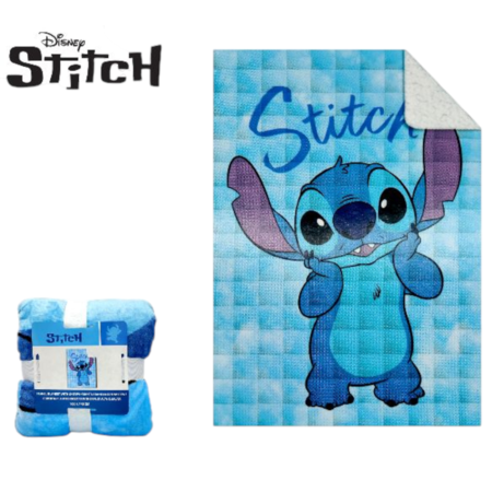 DISNEY STITCH TRAPUNTINA 100X140 (Confezione da 2 pezzi) 