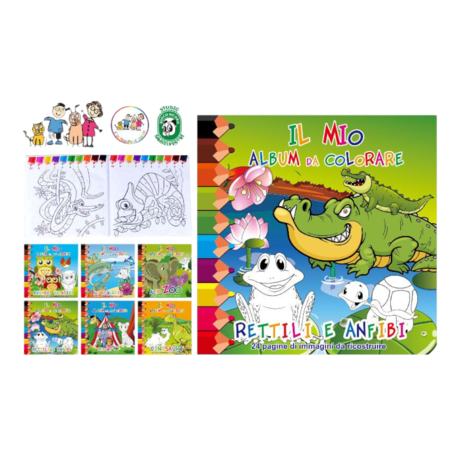 ALBUM DA COLORARE 24 FOGLI (Confezione da 12 pezzi) 