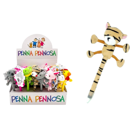 BIRO PENNA PENNOSA ANIMALS (Confezione da 48 pezzi) 