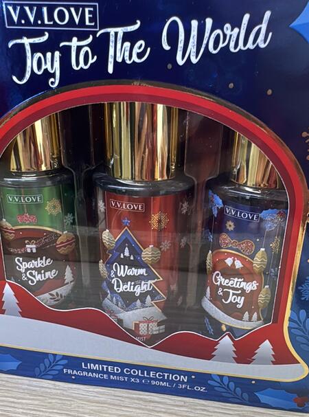 V.V.LOVE JOY TO THE WORLD SET DA 3 ACQUA PROFUMATA DA 90 ml
 [Conf.da 6 set]
