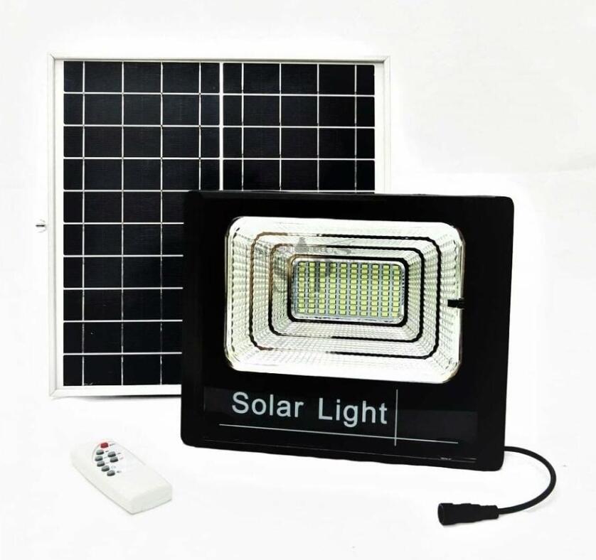 Faro Led 800W Con Pannello Solare Da Esterno Con Controllo Remoto E Telecomando