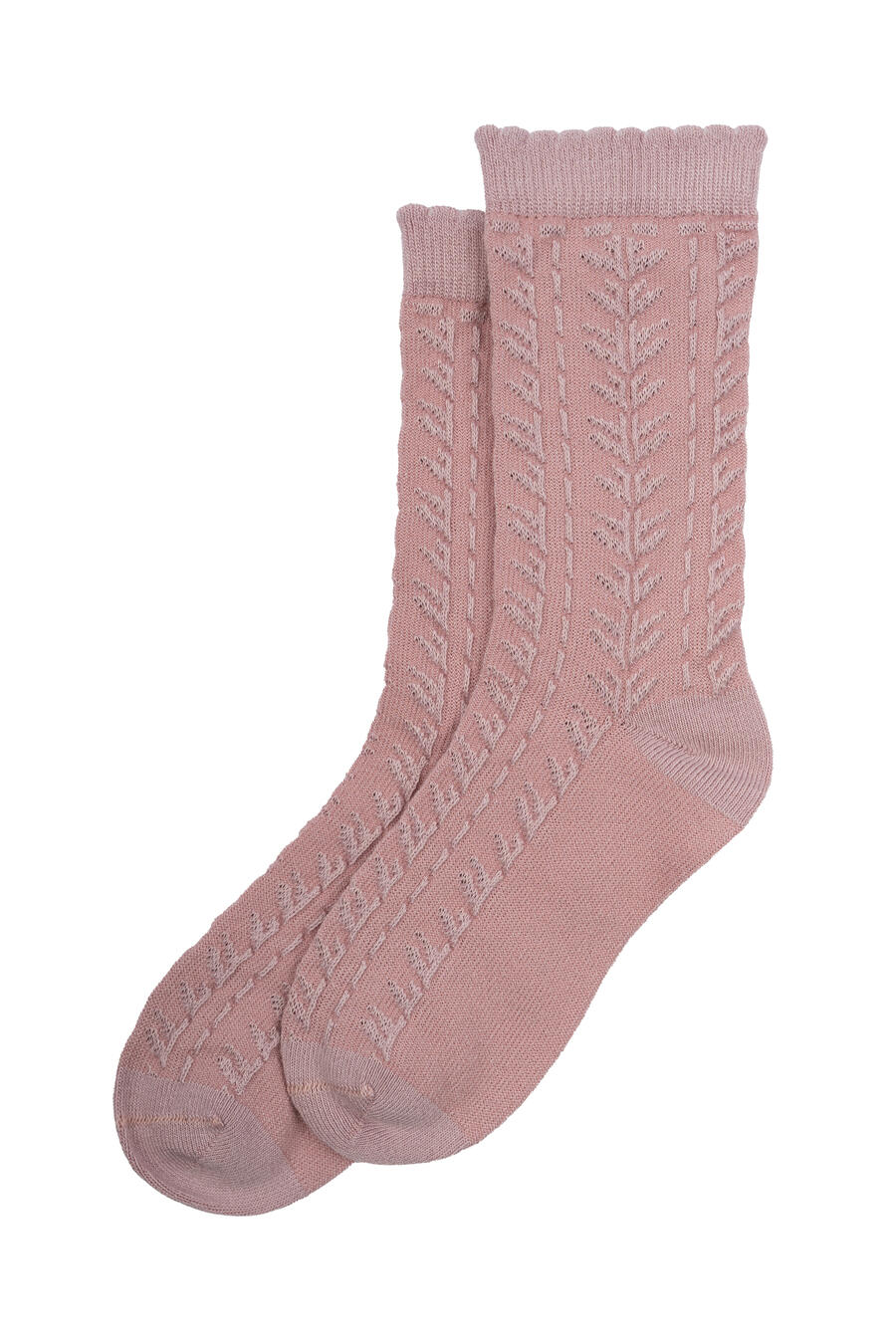 Calzini Minipop MP18 Rose Melange in Bamboo ricamato