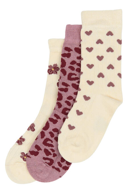 Set 3 Calzini Minipop MP31 Autumn Anemone Mix in Bamboo – Fantasie assortite