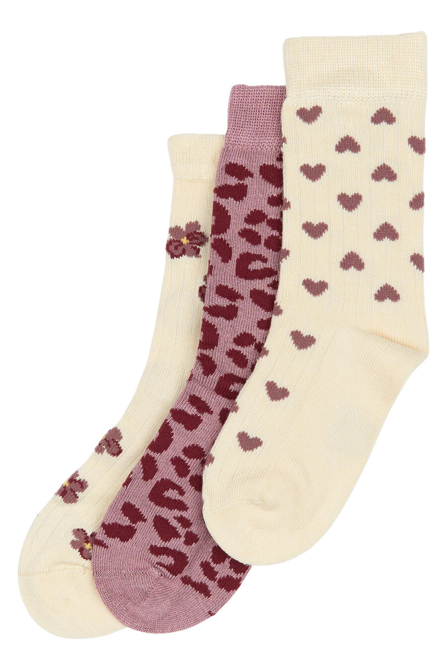 Set 3 Calzini Minipop MP31 Autumn Anemone Mix in Bamboo – Fantasie assortite