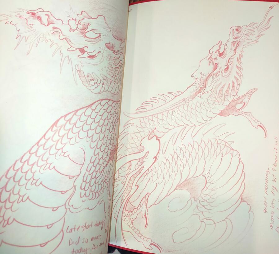 Bill Canales - Daily Dragon Sketches Spring