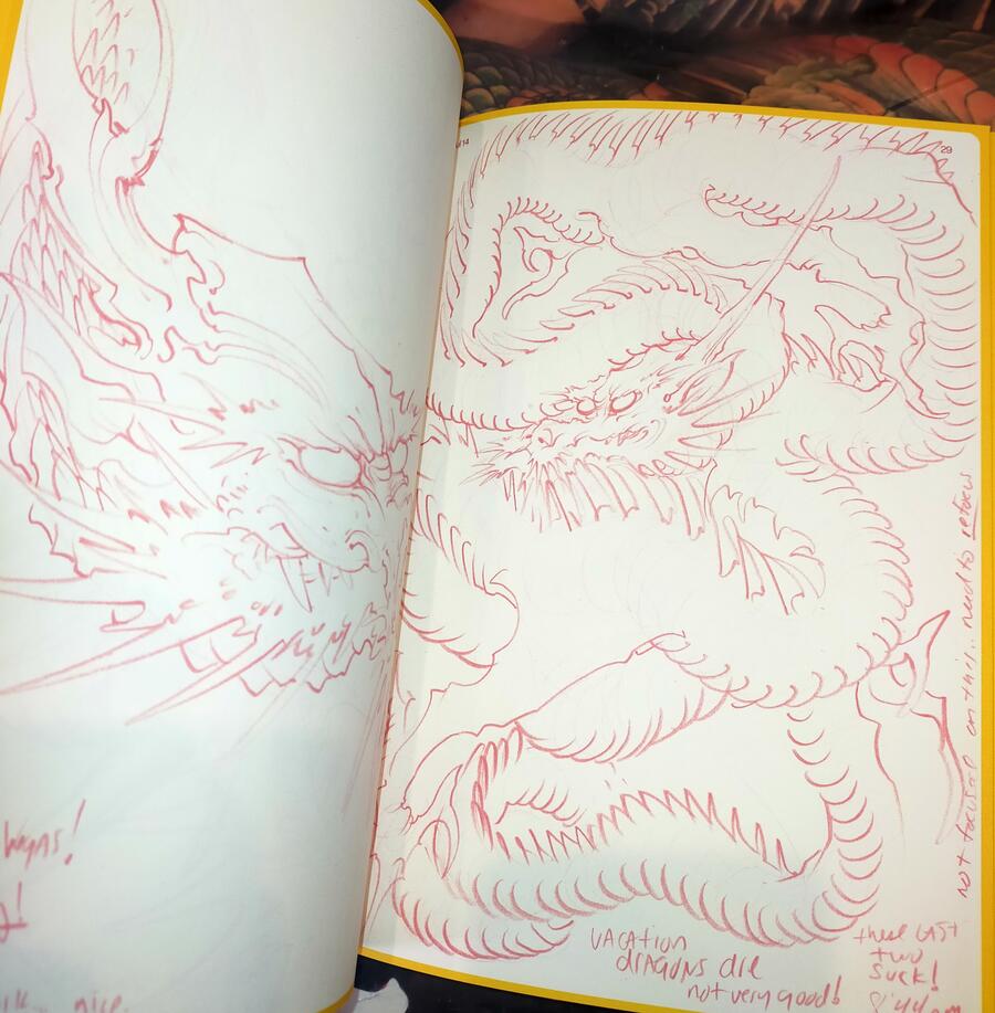 Bill Canales - Daily Dragon Sketches Summer