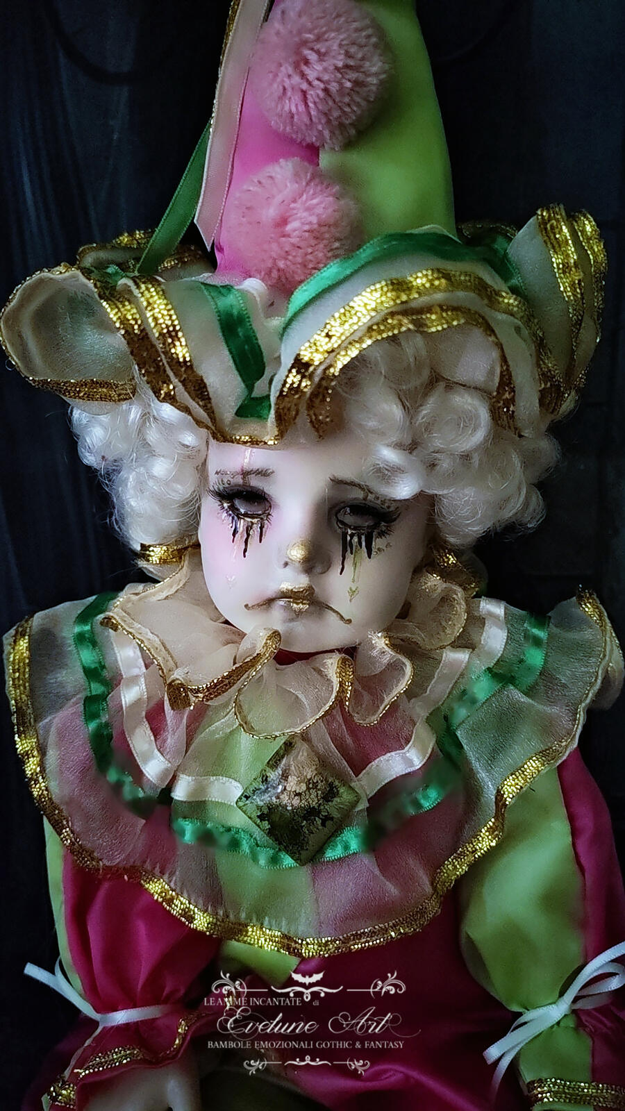 Billy il piccolo Cupido del Circo Perduto  - Bambola in porcellana