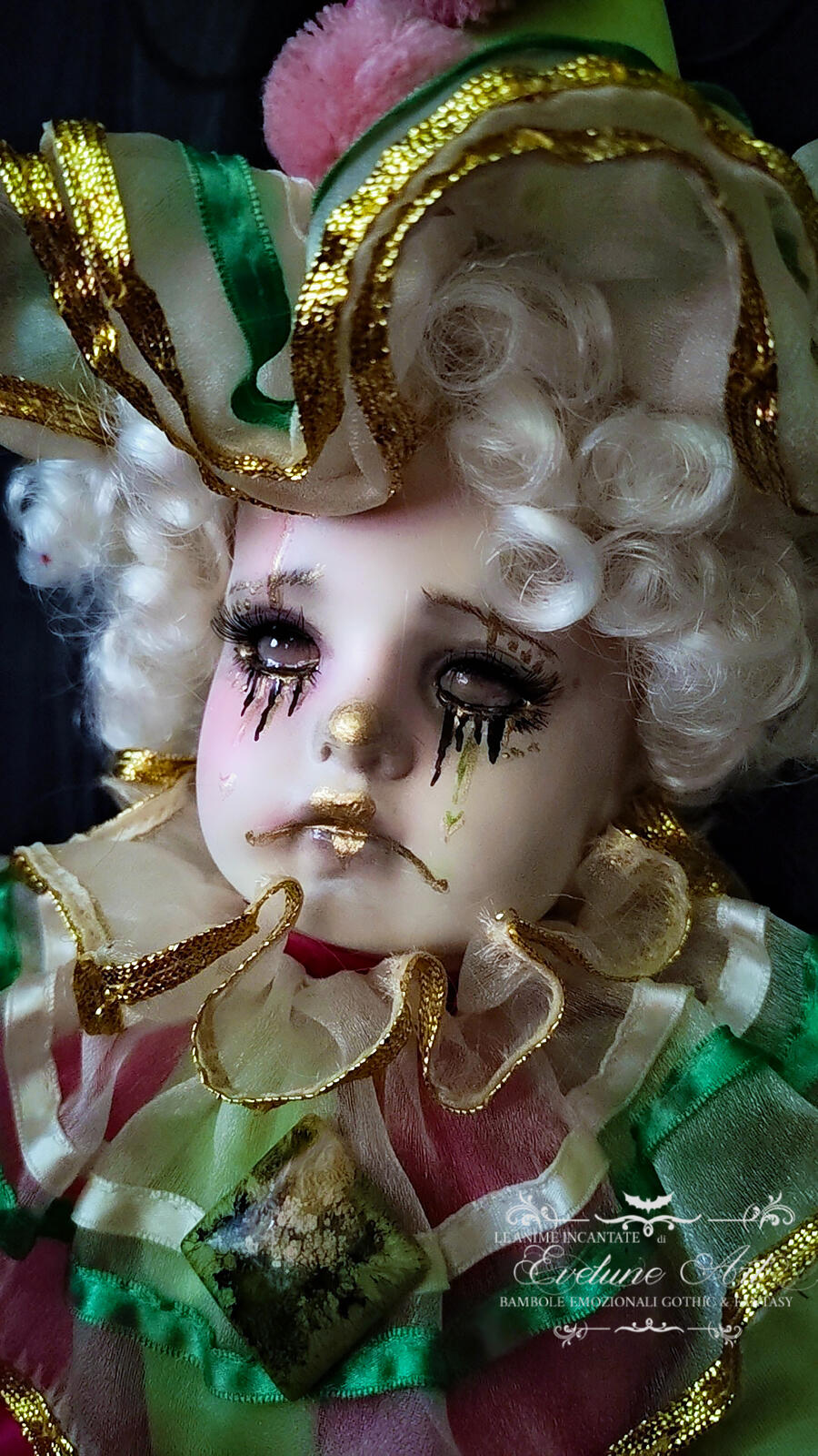 Billy il piccolo Cupido del Circo Perduto  - Bambola in porcellana