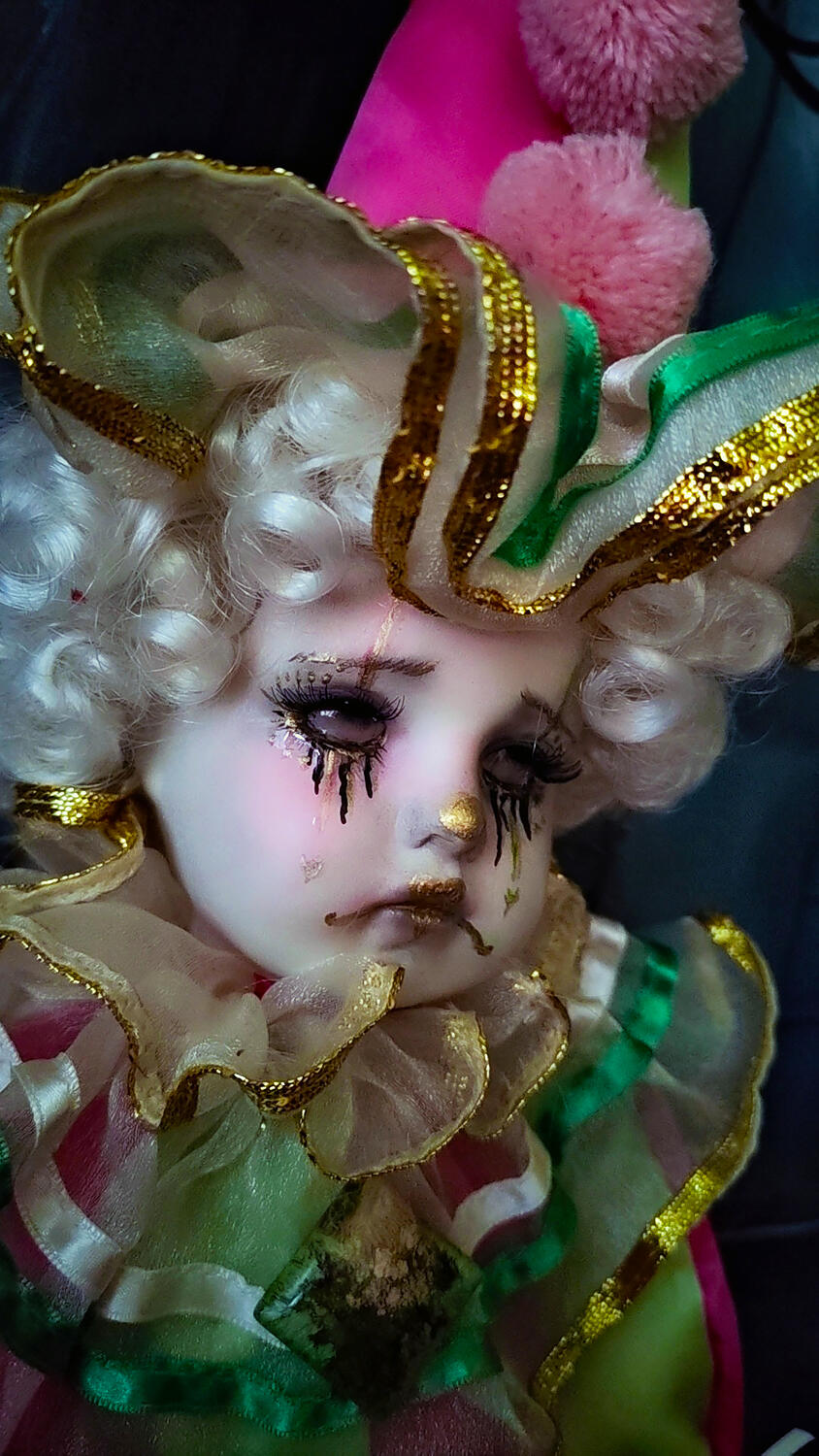 Billy il piccolo Cupido del Circo Perduto  - Bambola in porcellana