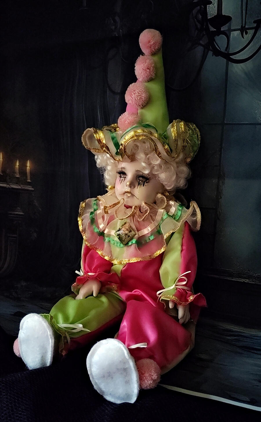 Billy il piccolo Cupido del Circo Perduto  - Bambola in porcellana