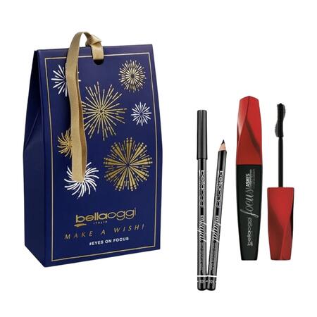 BELLAOGGI MASCARA FOCUS LASHES VOLUME + MATITA OCCHI EYE KAJAL 