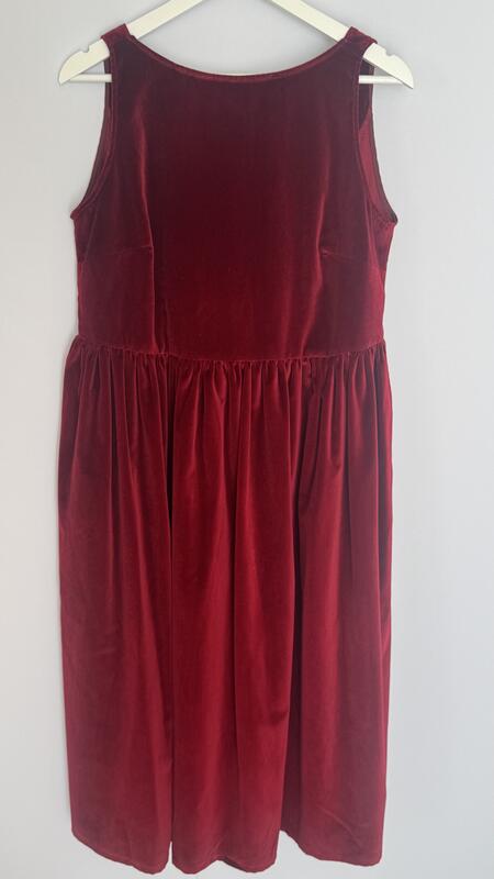 Ines maxi dress Red velvet