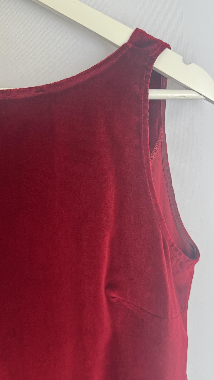 Ines maxi dress Red velvet