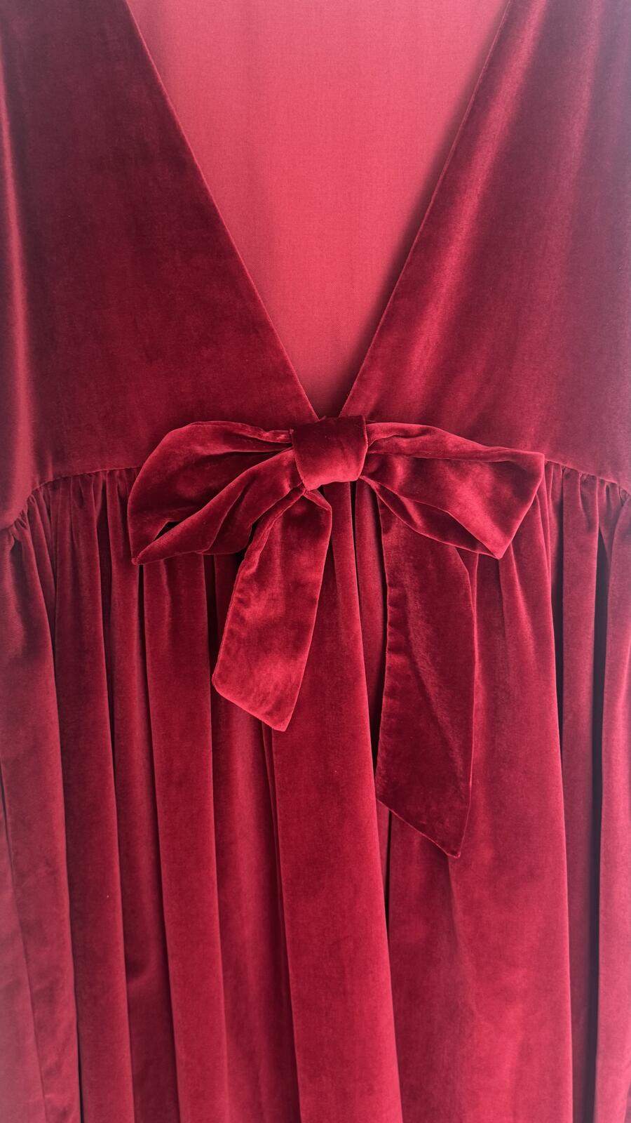 Ines maxi dress Red velvet