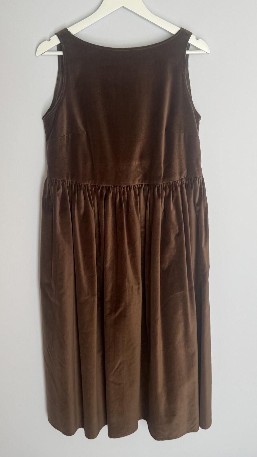 Ines maxi dress Chocolat velvet