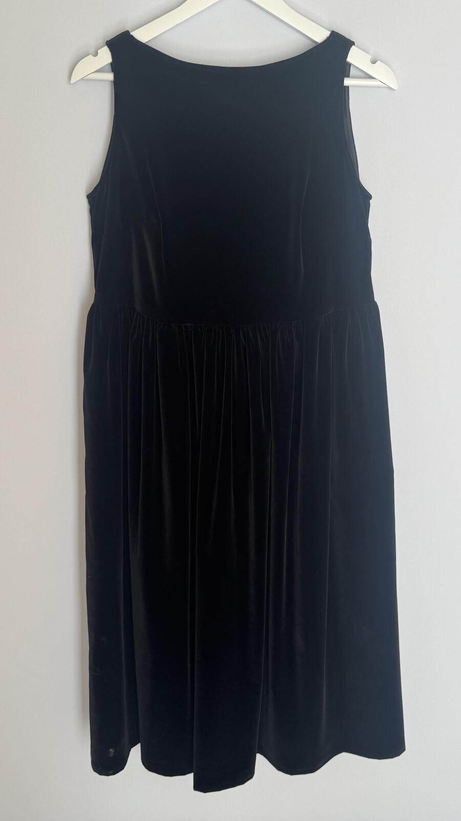 Ines maxi dress Black velvet