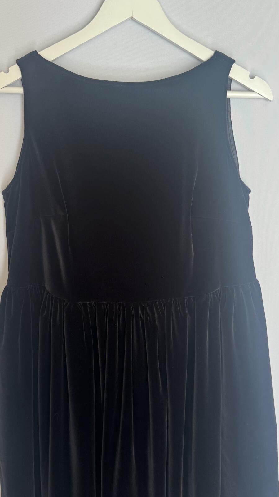 Ines maxi dress Black velvet