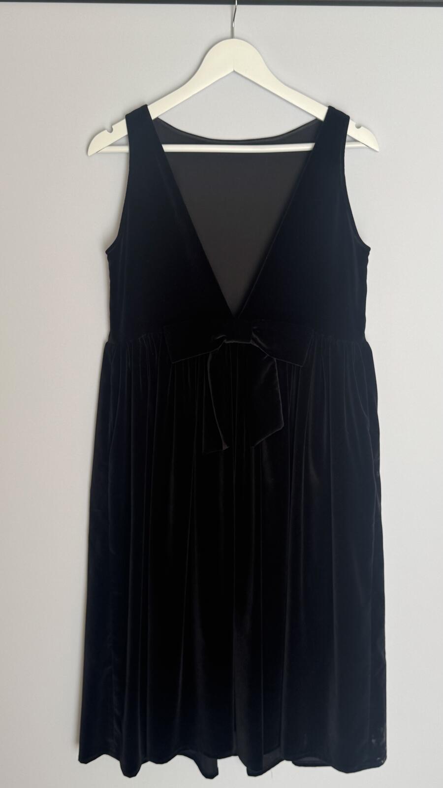 Ines maxi dress Black velvet