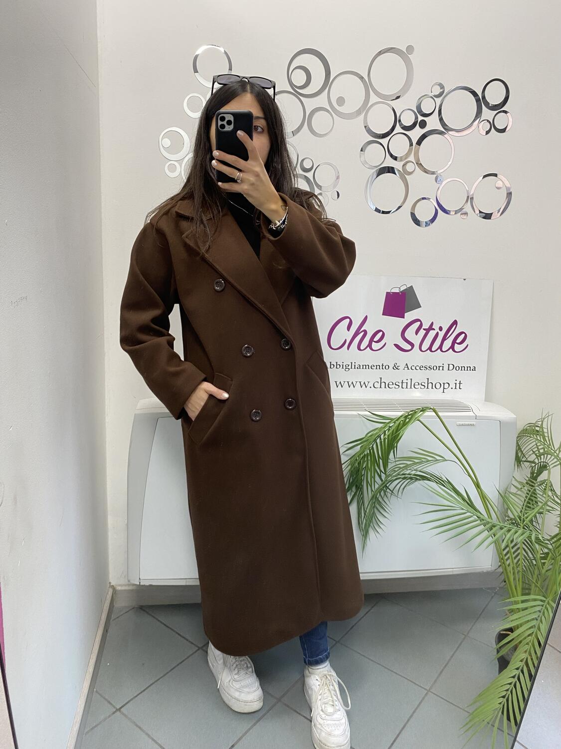 NOVITÀ Cappotto lungo over doppio petto