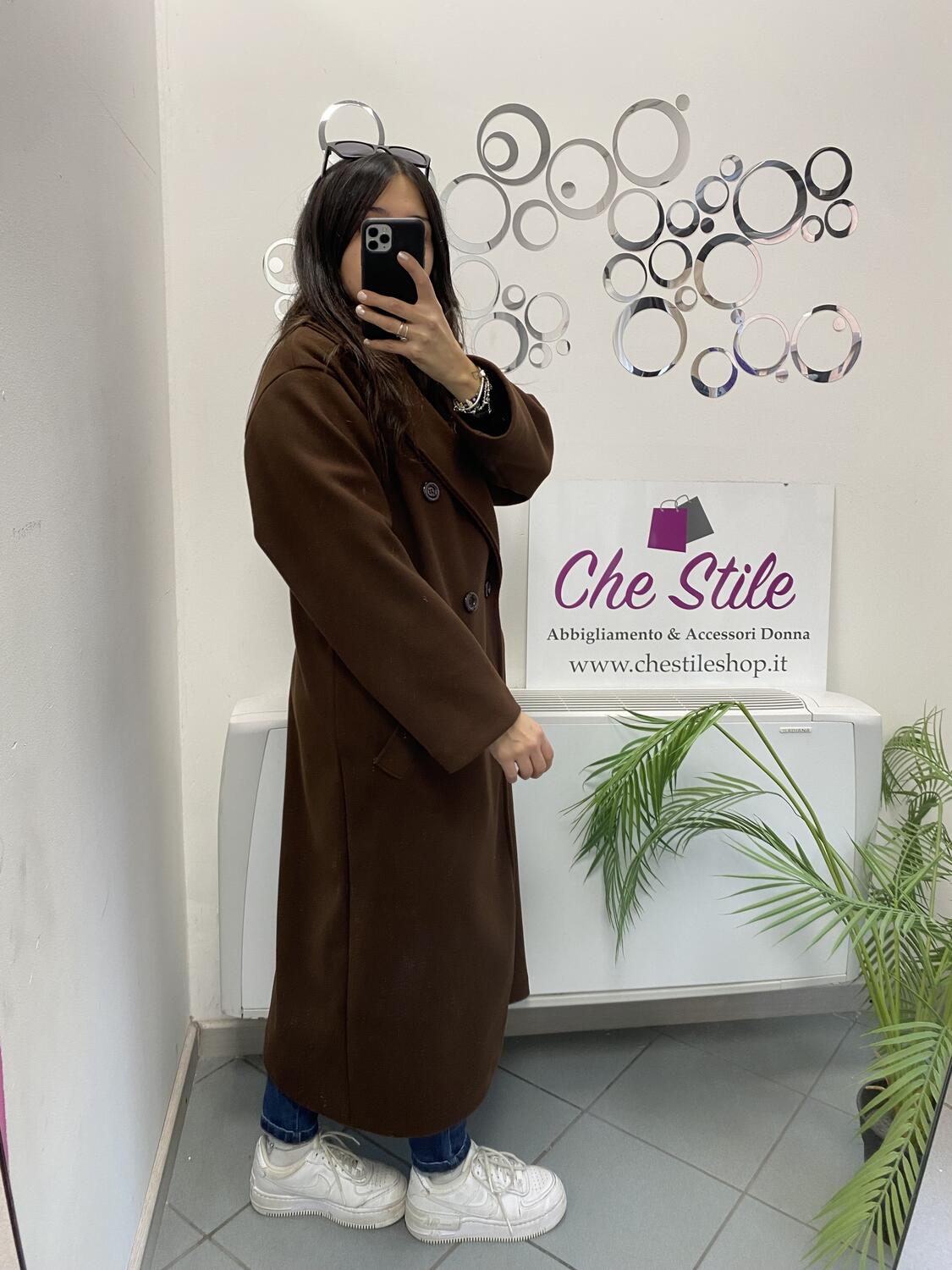 NOVITÀ Cappotto lungo over doppio petto