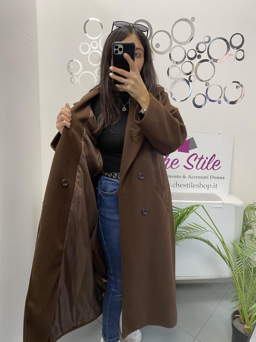 NOVITÀ Cappotto lungo over doppio petto