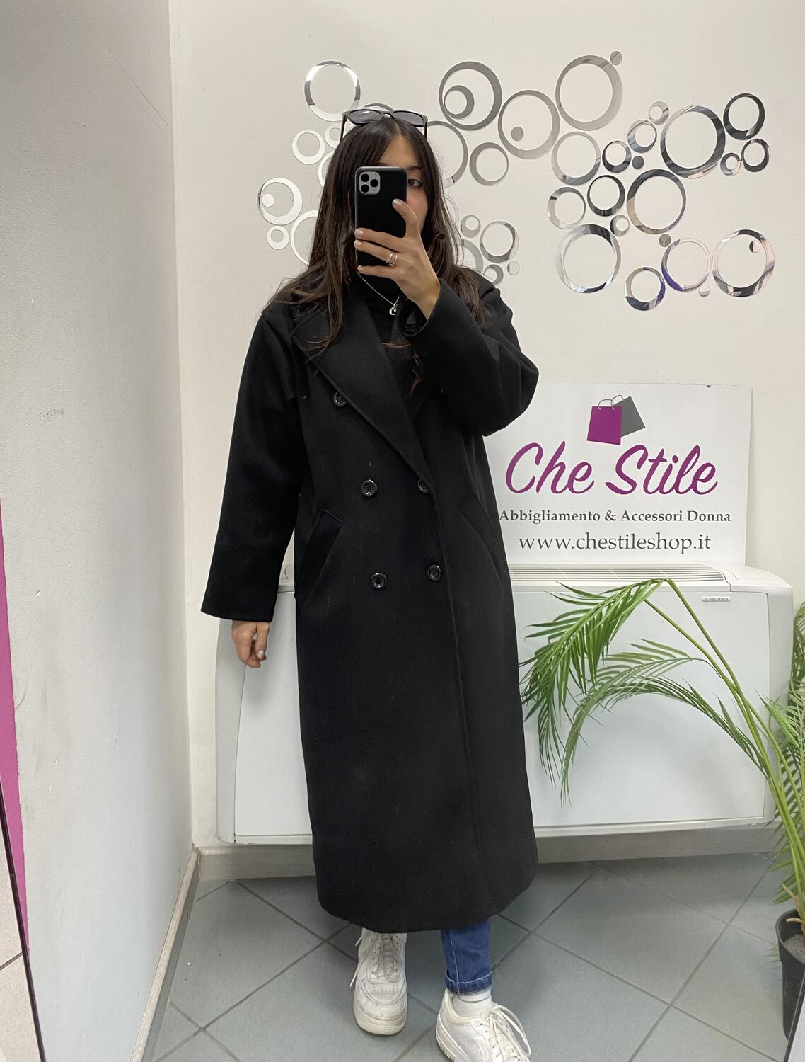 NOVITÀ Cappotto lungo over doppio petto