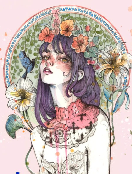 SARA PAGLIA, STAMPA 40x50 cm, EDIZIONE LIMITATA FIRMATA E NUMERATA A 100 COPIE: Bianca - Limited Edition