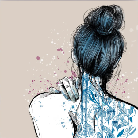 SARA PAGLIA, STAMPA 60x60 cm, EDIZIONE LIMITATA FIRMATA E NUMERATA A 50 COPIE: Raining – Limited Edition
