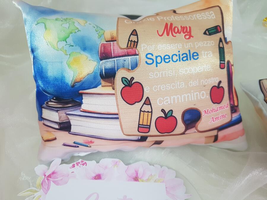 Cuscino personalizzato con foto e frasi