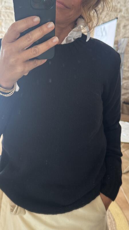 Pullover puro cashmere Blu navy