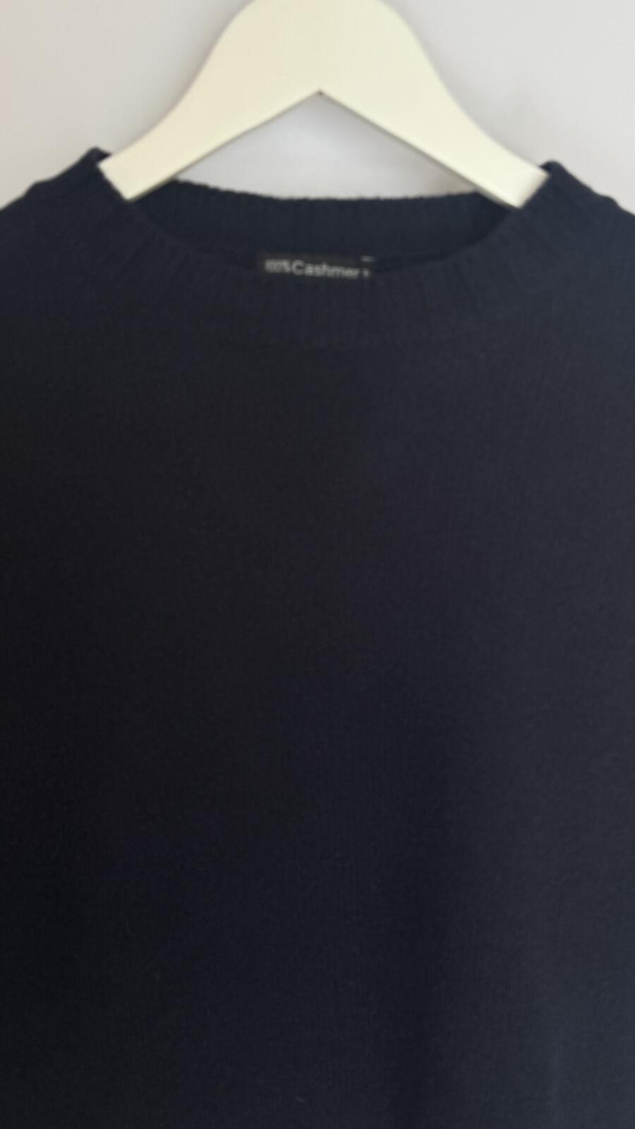 Pullover puro cashmere Blu navy