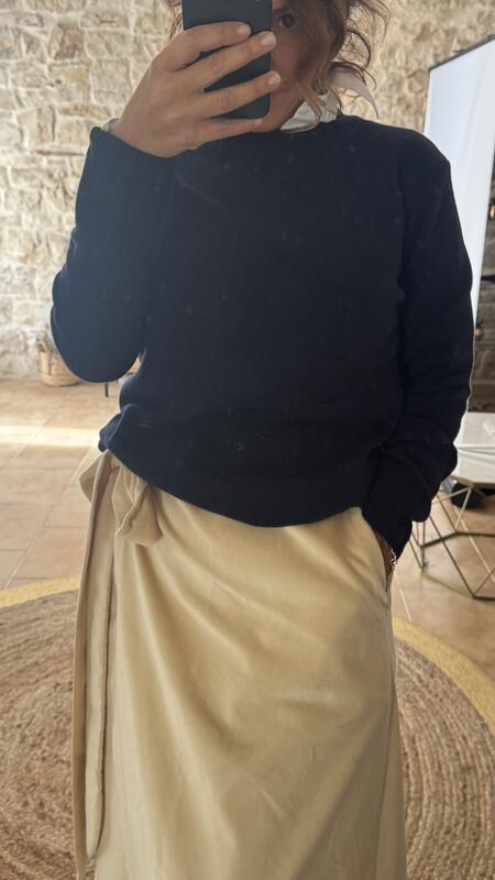 Pullover puro cashmere Black 