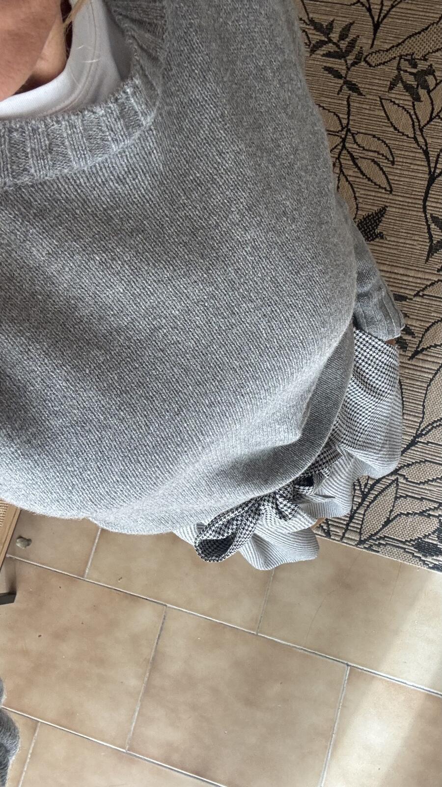 Pullover puro cashmere Grey Pearl