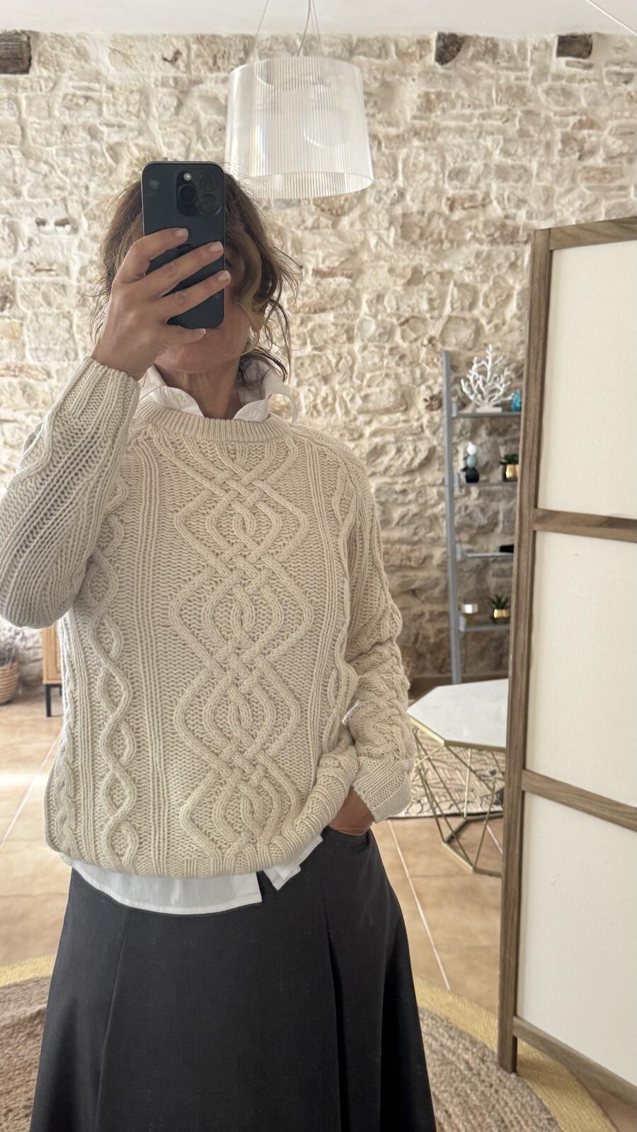Pullover puro cashmere Avory Fishrman