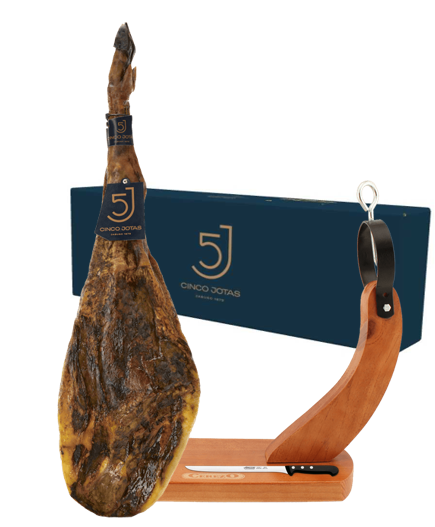 COMPOSIZIONE NATALE_G2:  JAMON BELLOTA 100% IBERICO 5 JOTAS