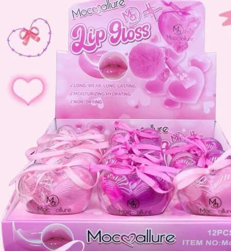 MOCMALLURE LIPGLOSS CON PORTACHIAVE
 [Conf.da 12 pezzi]