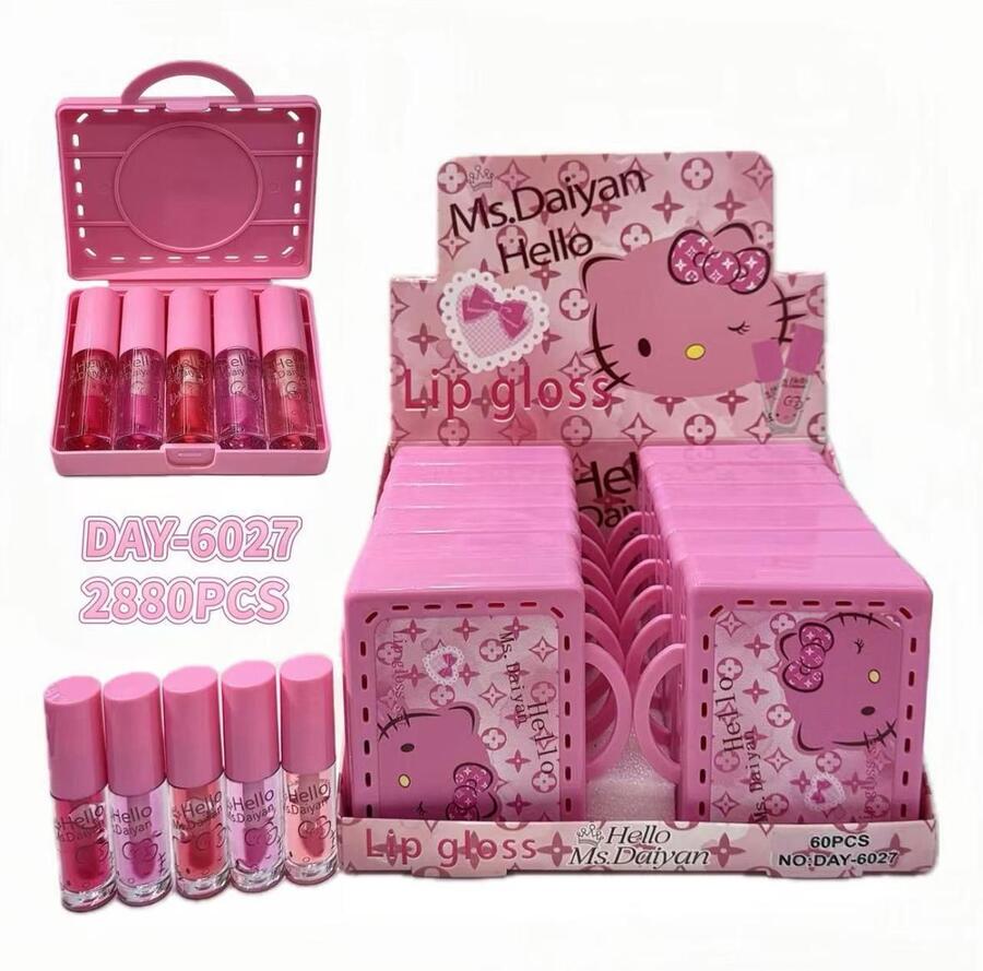 MS.DAIYAN LIPGLOSS SET  DA 5 PEZZI
 [Conf.da 12 set]