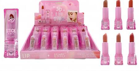USHAS 3D LIPSTICK
 [Conf.da 24 pezzi]