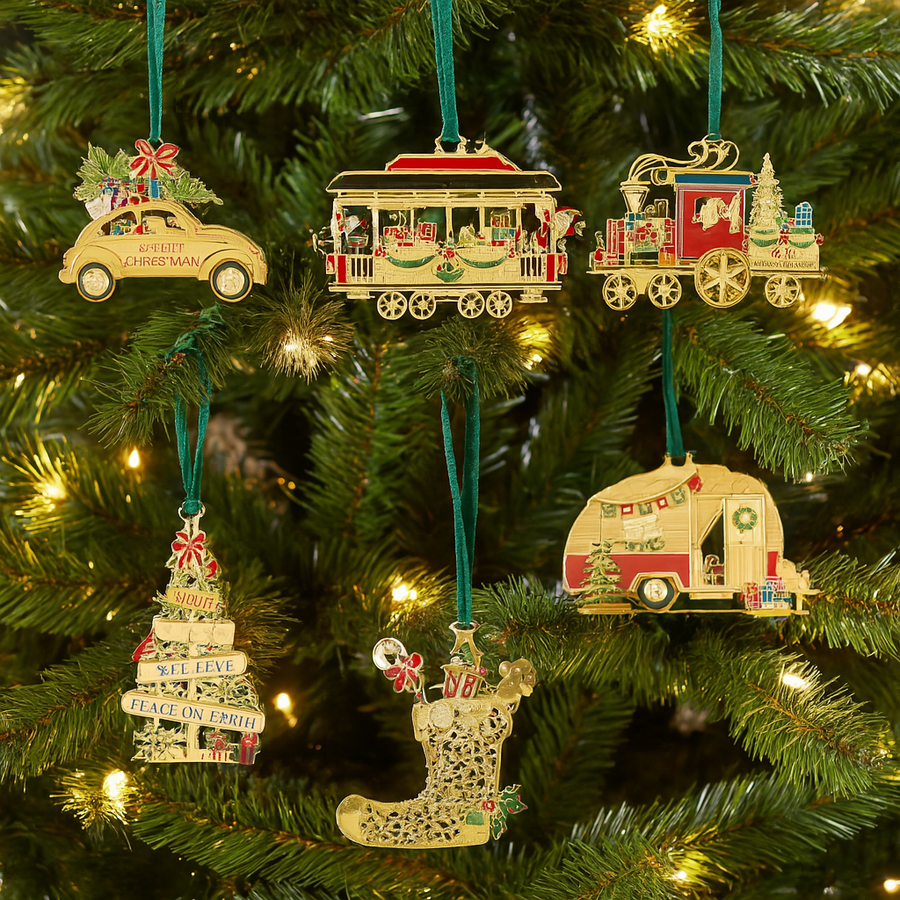 Lamart - Natale 2025 - Appendini in metallo 6 decori