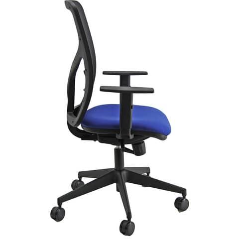 Sedia operativa PENTAGON Y10 PENA con schienale in rete e braccioli