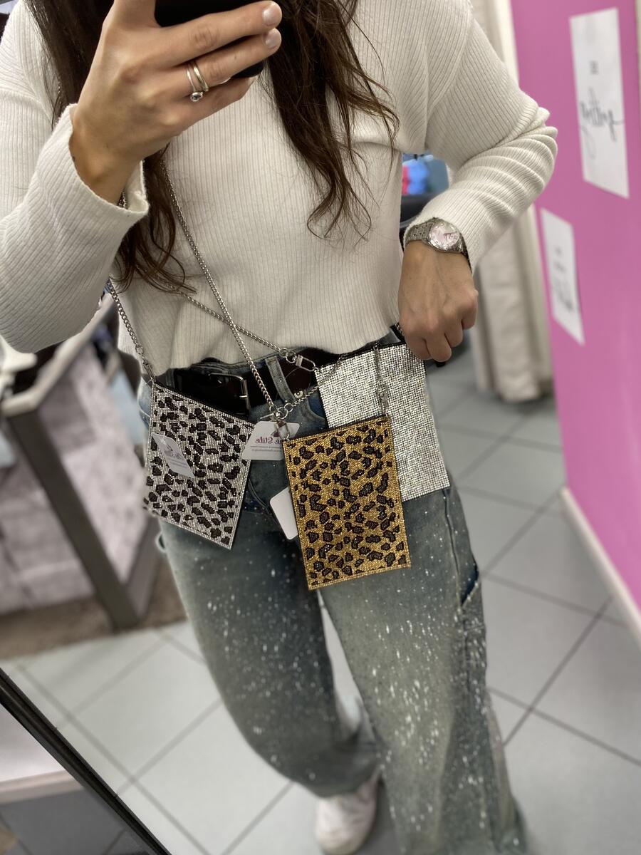 NOVITÀ Porta cellulare brillantinato